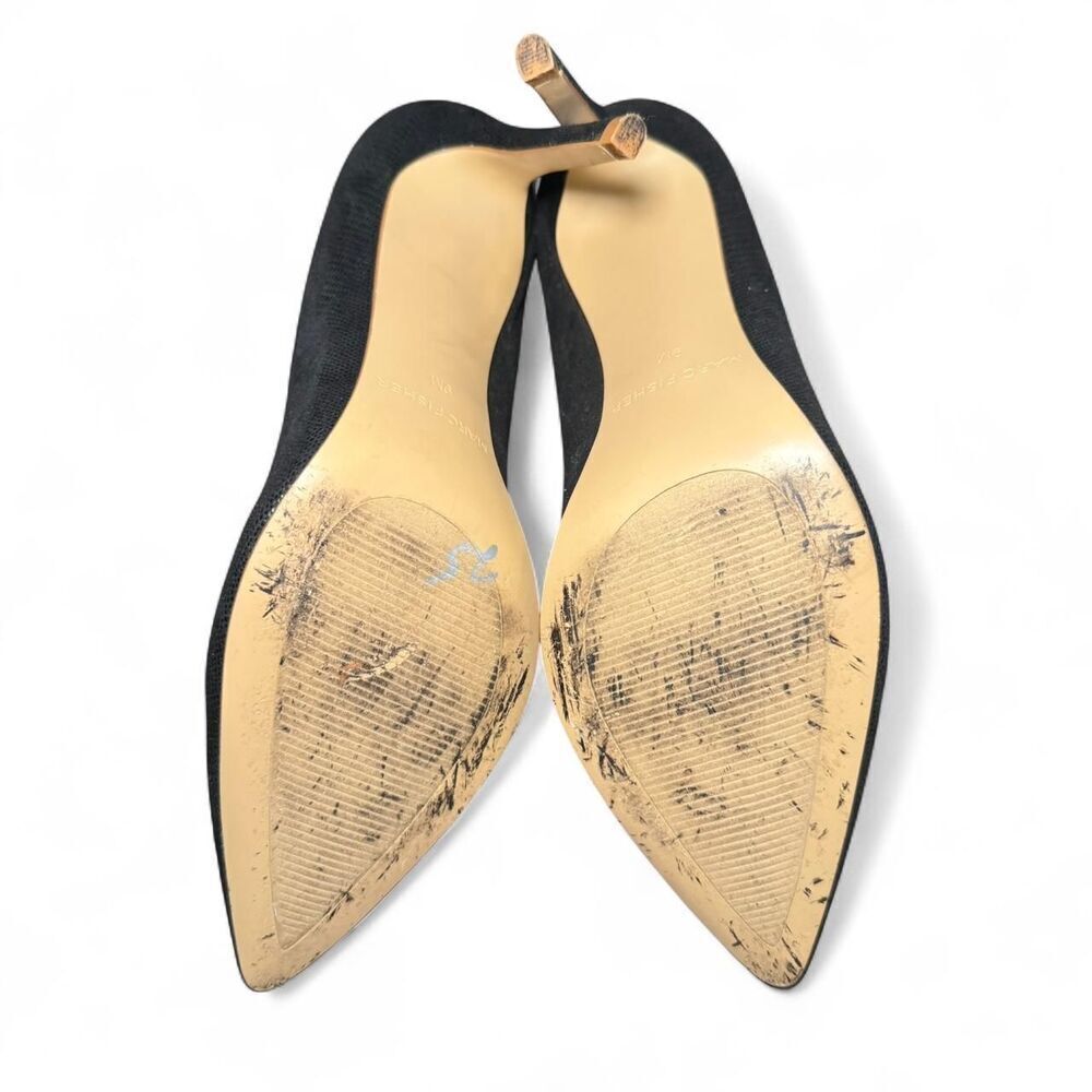 Marc Fisher Women’s Size 9M Black Pointed Toe Stiletto High Heels - Picture 7 of 8